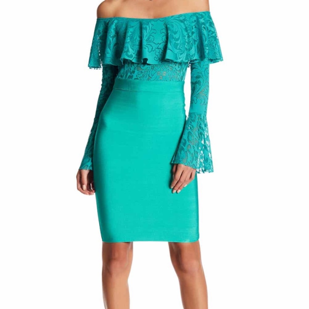 Bandage/bodycon dress.
